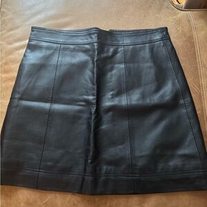 J Crew mercantile pleather skirt, like new